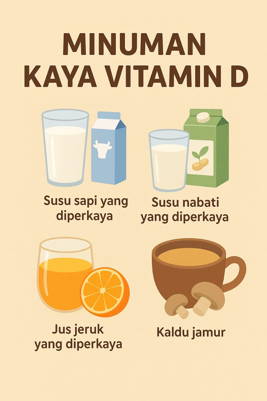 4 Minuman Kaya Vitamin D, Alternatif Praktis Selain Paparan Matahari4 Minuman Kaya Vitamin D, Alternatif Prakt