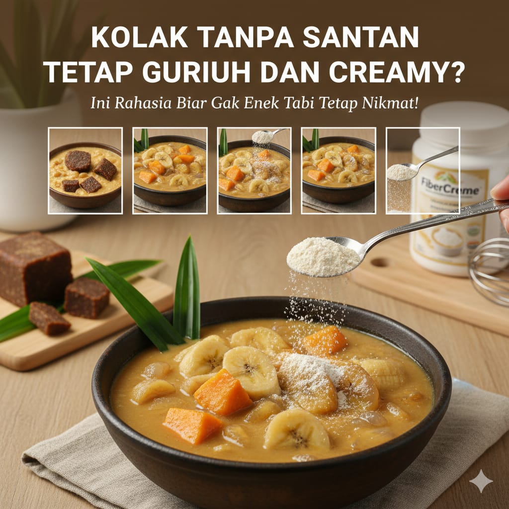 Kolak Tanpa Santan Tetap Gurih dan Creamy, Rahasianya Ada di Teknik dan Komposisi